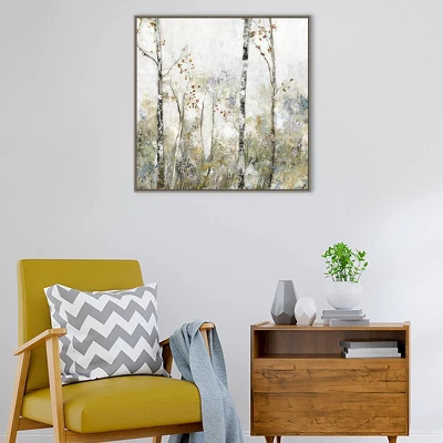 Amanti Art Soft Birch Forest II by Allison Pearce 30x30 Framed Canvas Wall Art 8 Amanti Art Soft Birch Forest II by Allison Pearce 30x30 Framed Canvas Wall Art - Image 6
