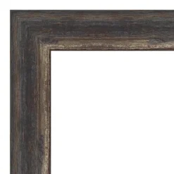 40" X 28" Bark Rustic Char Narrow Framed Wall Mirror Brown - Amanti Art -Amanti Art Shop GUEST 757d4311 82f1 4052 a670 6aa8744e1abb