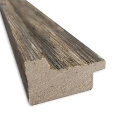 Amanti Art Regis Barnwood Narrow Framed Bathroom Vanity Wall Mirror - Light Brown