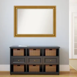 Amanti Art Parlor Gold Ornate Wall Mirror - 44" x 33" Non-Beveled Glass -Amanti Art Shop GUEST 75eb5cc9 736c 409a 8cae 57ec0d94ee52