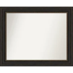 Amanti Art Accent Bronze Non-Beveled Bathroom Wall Mirror -Amanti Art Shop GUEST 764e1b5b ac2d 4d4e 824c 7c0a2ede052d
