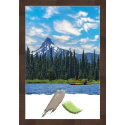 Amanti Art Wildwood Brown Narrow Picture Frame -Amanti Art Shop GUEST 769a0e34 8225 4d07 ac78 36c054346f5b