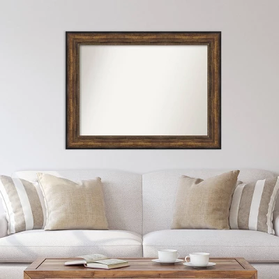 Amanti Art Ballroom Bronze Wall Mirror - 46" x 35" Modern Rectangular Decor 6 Amanti Art Ballroom Bronze Wall Mirror - 46" x 35" Modern Rectangular Decor - Image 4