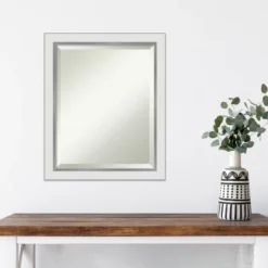 Amanti Art Eva Narrow Silver Framed Beveled Wall Mirror, 19" x 23" 13 Amanti Art Eva Narrow Silver Framed Beveled Wall Mirror, 19" x 23" -Amanti Art Shop GUEST 76fed7d2 f73d 4a77 9291 bcf4e758d2bb