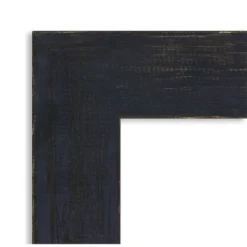 32" X 26" Non-Beveled Shiplap Navy Wood Wall Mirror - Amanti Art -Amanti Art Shop GUEST 773119ce 6706 48e1 b7fe b6acc5f924f9