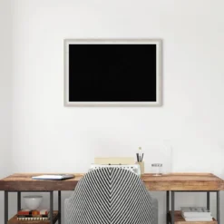 Amanti Art 26" x 18" Two Tone Silver Wood Framed Cork Bulletin Board -Amanti Art Shop GUEST 7888d1aa 298f 42c3 a572 36ad4f5a7575