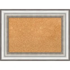 Amanti Art Salon Silver Framed Natural Corkboard -Amanti Art Shop GUEST 789f2ac6 f66c 4b2d 8010 6213c5965975