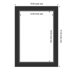 Amanti Art Corvino Black Narrow Framed Dry Erase Magnetic Board -Amanti Art Shop GUEST 78c49c03 5463 48ca b34e 06f8e03ba45b