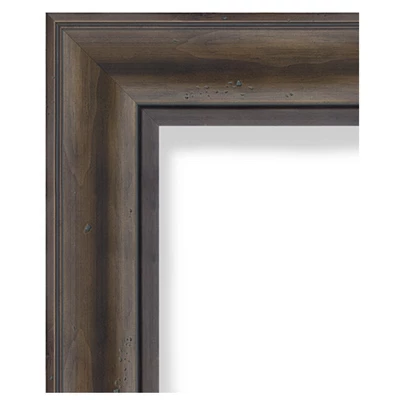 Amanti Art 41" x 29" Rustic Pine Wood Framed Beveled Wall Mirror 4 Amanti Art 41" x 29" Rustic Pine Wood Framed Beveled Wall Mirror - Image 2