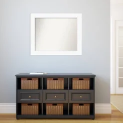 Amanti Art Cabinet White Bathroom Wall Mirror (34" x 28") -Amanti Art Shop GUEST 7914ca82 55d6 42cb 93f4 19390dd75904