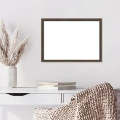 Amanti Art Mocha Hardwood Wedge Framed Magnetic Dry Erase Board -Amanti Art Shop GUEST 792699fc 6073 4c5e bc8b c651983953f3