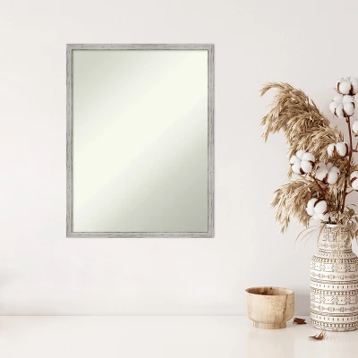 Amanti Art Shiplap White Narrow Wood Wall Mirror - 19" x 25" 6 Amanti Art Shiplap White Narrow Wood Wall Mirror - 19" x 25" - Image 4