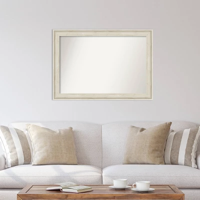 41" X 29" Non-Beveled Regal Birch Cream Wall Mirror - Amanti Art 6 41" X 29" Non-Beveled Regal Birch Cream Wall Mirror - Amanti Art - Image 4