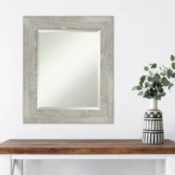 Amanti Art Dove Graywash Framed Beveled Wall Mirror - 22 x 26 -Amanti Art Shop GUEST 7a68396d 3110 4dbc 8c1d d2314c27a42f
