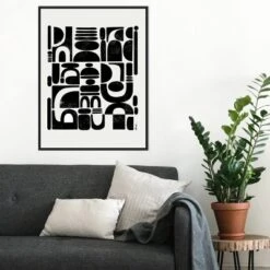 Amanti Art Fragmented by Ishita Banerjee 22" x 30" Black Framed Canvas -Amanti Art Shop GUEST 7b3326c7 1f95 4202 b80e c05fef70495c