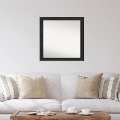 Amanti Art 30" x 30" Shipwreck Black Narrow Wall Mirror 6 Amanti Art 30" x 30" Shipwreck Black Narrow Wall Mirror - Image 4