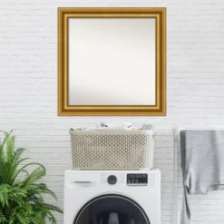 Amanti Art Parlor Gold Ornate Wall Mirror - 32 x 32 Inch Square -Amanti Art Shop GUEST 7bb79ee1 3586 47bf bf3d 4a4090297938