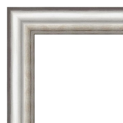 Salon Framed Bathroom Vanity Wall Mirror Silver - Amanti Art 4 Salon Framed Bathroom Vanity Wall Mirror Silver - Amanti Art - Image 2