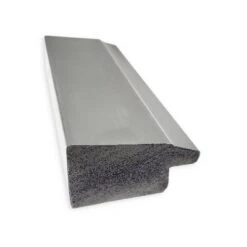 Amanti Art Vista Brushed Nickel Narrow Wall Mirror - 41" x 30"