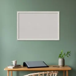 38"x26" Two Tone Wood Frame Gray Cork Board Silver - Amanti Art -Amanti Art Shop GUEST 7dfde42d dc57 42e9 98f6 93fa5cce1170
