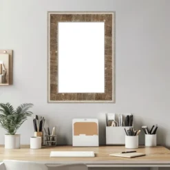 Amanti Art Farmhouse Brown Narrow Framed Magnetic Dry Erase Board 23 Amanti Art Farmhouse Brown Narrow Framed Magnetic Dry Erase Board -Amanti Art Shop GUEST 7e75520c 01d6 4ae9 aa63 6fbd380666da