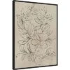 Amanti Art Outlined Leaves I by Asia Jensen Framed Canvas Wall Art - 23x30 Black -Amanti Art Shop GUEST 7ea37cfe 329f 4fb3 861f 32df9f1aeaa9