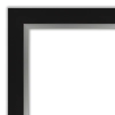 Amanti Art Eva Petite Bevel Bathroom Wall Mirror - Black and Silver 3 Amanti Art Eva Petite Bevel Bathroom Wall Mirror - Black and Silver