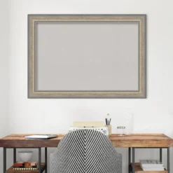 Amanti Art Fleur Champagne Silver Framed Gray Cork Bulletin Board, 41" x 29" 19 Amanti Art Fleur Champagne Silver Framed Gray Cork Bulletin Board, 41" x 29" -Amanti Art Shop GUEST 80328cdf 9f48 40f1 a79c d21e2a3167b7