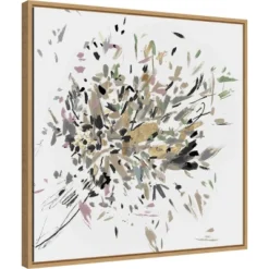 Amanti Art Dabbing Bouquet by Asia Jensen Framed Canvas Wall Art