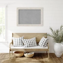 Amanti Art 42"x30" Opera Framed Magnetic Board - Off-White Wall Decor -Amanti Art Shop GUEST 80bc7aca 4f13 4027 9483 5b3a95828d22