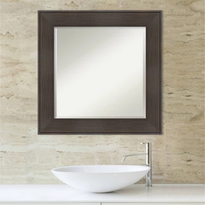 Amanti Art William Framed Bathroom Vanity Wall Mirror - Espresso 6 Amanti Art William Framed Bathroom Vanity Wall Mirror - Espresso - Image 4