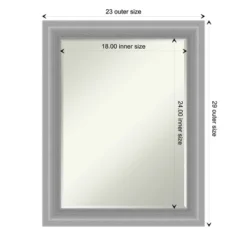 Amanti Art Peak Polished Nickel Narrow Petite Bevel Bathroom Wall Mirror 11 Amanti Art Peak Polished Nickel Narrow Petite Bevel Bathroom Wall Mirror -Amanti Art Shop GUEST 821a6bb1 ab07 412a 956b decbaef07702