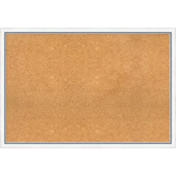 Amanti Art Morgan Wood Framed Natural Cork Board - 38" x 26" White & Blue 21 Amanti Art Morgan Wood Framed Natural Cork Board - 38" x 26" White & Blue -Amanti Art Shop GUEST 8232bb9a ab8c 4c94 bfe5 9423b4a68056