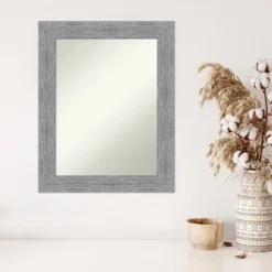 Amanti Art Bark Rustic Gray Non-Beveled Wall Mirror (23" x 29") -Amanti Art Shop GUEST 82edf6af 12c5 453a b7f3 20199fbf0f38