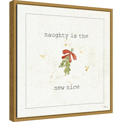 Amanti Art Christmas Cuties III Mistletoe 16" x 16" Framed Canvas Wall Art 3 Amanti Art Christmas Cuties III Mistletoe 16" x 16" Framed Canvas Wall Art