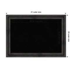 Amanti Art Rustic Pine Black Framed Cork Board - Large 41 x 29 Bulletin Board -Amanti Art Shop GUEST 8400574a 5415 4249 904b 3a0bb0aa1a01