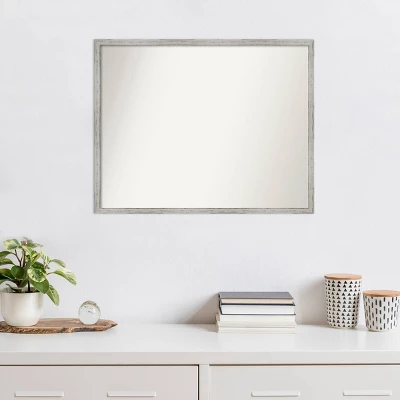 Amanti Art Shiplap White Narrow Wood Wall Mirror - 29" x 23" 9 Amanti Art Shiplap White Narrow Wood Wall Mirror - 29" x 23" - Image 7