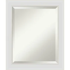 Amanti Art Flair Soft White Framed Bathroom Vanity Wall Mirror -Amanti Art Shop GUEST 84a3dd9c e2b4 46a0 8e63 2ee3b27d77ee