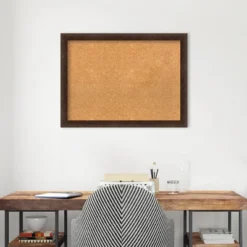 31"x23" Narrow Wood Frame Cork Board Warm Walnut - Amanti Art: Wall Mount, Bulletin Display 17 31"x23" Narrow Wood Frame Cork Board Warm Walnut - Amanti Art: Wall Mount, Bulletin Display -Amanti Art Shop GUEST 851b323e 01cc 4125 9f80 50ab2e441a46