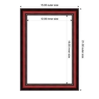Amanti Art Rubino Cherry Scoop Framed Magnetic Dry Erase Board 6 Amanti Art Rubino Cherry Scoop Framed Magnetic Dry Erase Board - Image 4