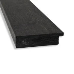 Amanti Art Rustic Plank Espresso Bathroom Wall Mirror - 24" x 30"