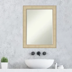Amanti Art Classic Honey Silver Petite Bevel Bathroom Wall Mirror 28 X 22 In. 12 Amanti Art Classic Honey Silver Petite Bevel Bathroom Wall Mirror 28 X 22 In. -Amanti Art Shop GUEST 8801fb65 5074 4ea7 908d c7b3716a35d6