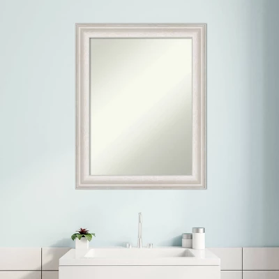 Amanti Art Trio White Wash Silver Bathroom Wall Mirror, 23" x 29" 9 Amanti Art Trio White Wash Silver Bathroom Wall Mirror, 23" x 29" - Image 7