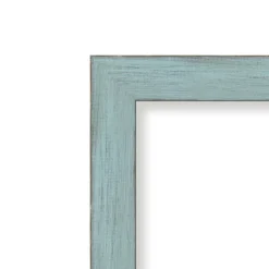 Amanti Art Sky Blue Rustic Wood Framed Magnetic Board for Home & Office