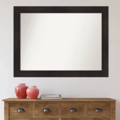 Amanti Art 44"x33" Non-Beveled Espresso Wall Mirror: Modern Decor, Includes Mounting Hardware 17 Amanti Art 44"x33" Non-Beveled Espresso Wall Mirror: Modern Decor, Includes Mounting Hardware -Amanti Art Shop GUEST 889b930e ebaa 4205 9395 d352638a6b7c