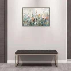 Amanti Art "Rustic Garden" by Danhui Nai Framed Canvas Wall Art - 33" x 23" -Amanti Art Shop GUEST 88c33592 22f8 4eef ba38 d37f78c98e92