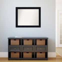 32" X 26" Non-Beveled Shiplap Navy Wood Wall Mirror - Amanti Art -Amanti Art Shop GUEST 88d42e8d f2b9 4d21 9bcc 8664c30e7f8b