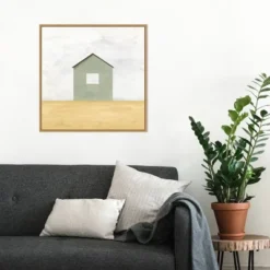 Amanti Art Rural Barn Simplicity II by Courtney Prahl - 22" x 22" Framed Canvas -Amanti Art Shop GUEST 88da2355 b63c 4e91 aebf 7b36c9e1bc5b