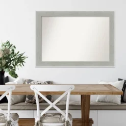 Amanti Art 41" x 29" Glam Linen Gray Non-Beveled Wall Mirror 14 Amanti Art 41" x 29" Glam Linen Gray Non-Beveled Wall Mirror -Amanti Art Shop GUEST 8915b585 3ac1 4181 a0da c97896a09ed2