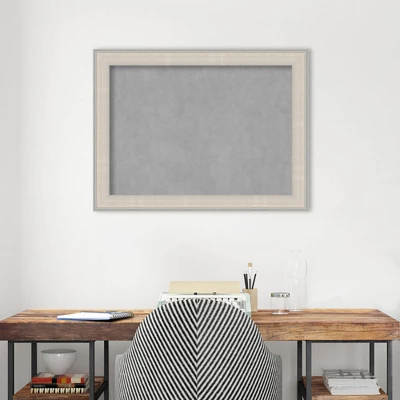Amanti Art 32"x24" Cottage White & Silver Framed Magnetic Board 8 Amanti Art 32"x24" Cottage White & Silver Framed Magnetic Board - Image 6